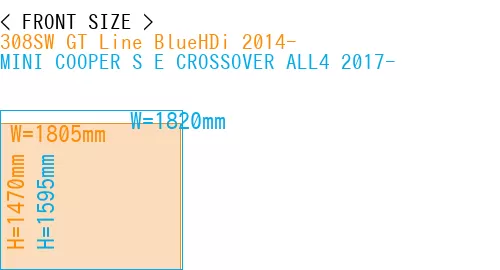 #308SW GT Line BlueHDi 2014- + MINI COOPER S E CROSSOVER ALL4 2017-